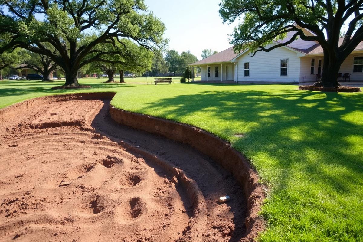 Failed Drain Field Replacement — after