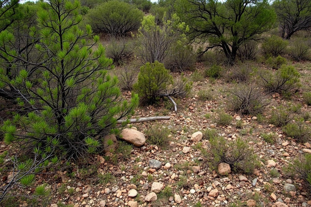 Cedar Clearing to Building Pad — before